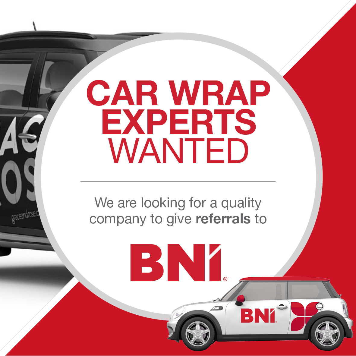 BNI online car wrap experts
