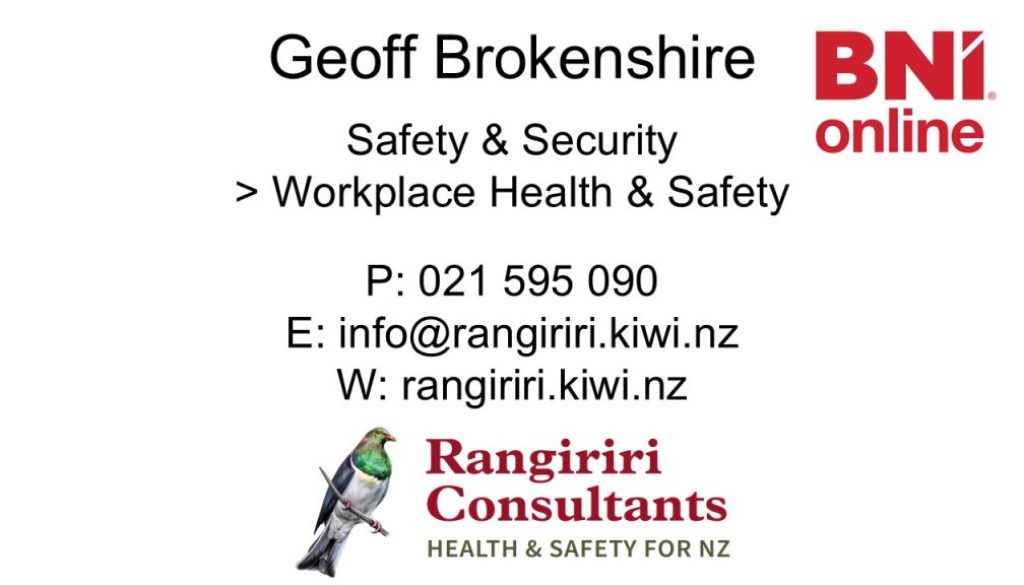 Geoff Brokenshire Rangiriri Consultants