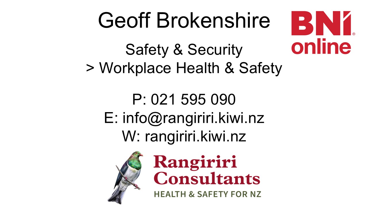 Geoff Brokenshire Rangiriri Consultants