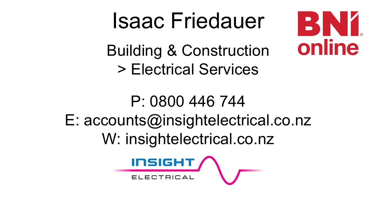 Isaac Friedauer Insight Electrical