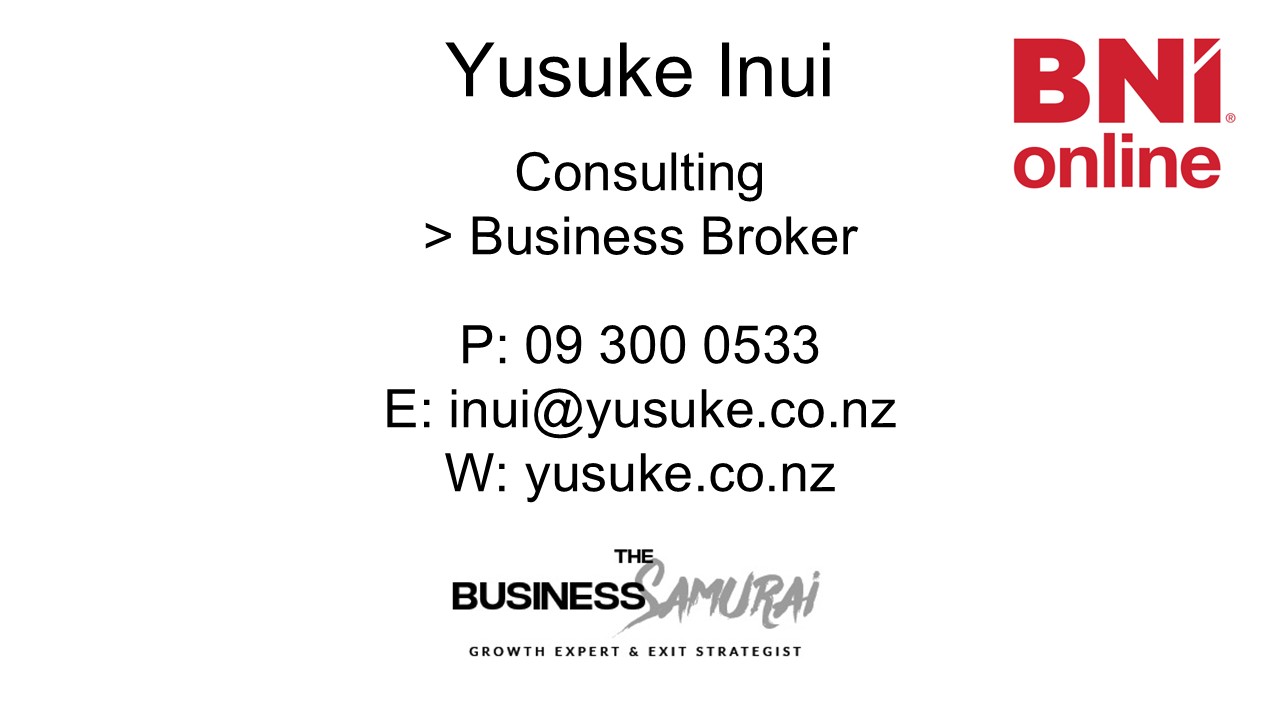 Yusuke Inui Business Samurai