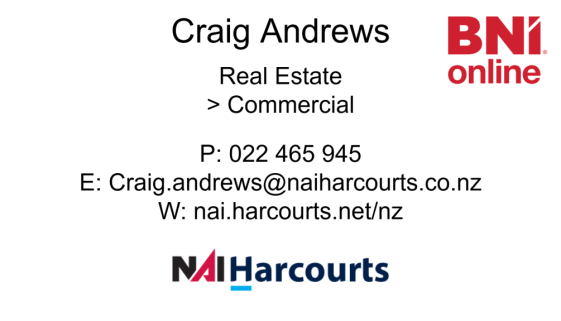 Craig Andrews, NAI Harcourts, Real Estate > Commercial